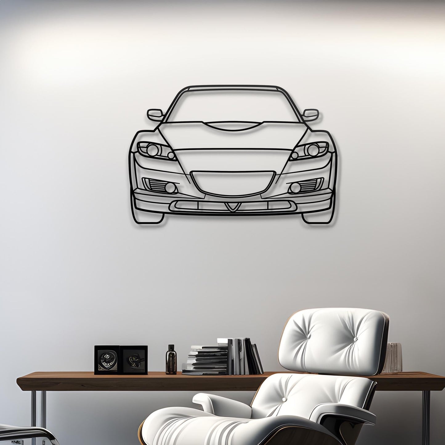 2005 Mazda RX-8 Front Metal Silhouette