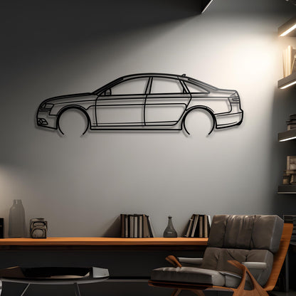 2009  A6 4F Facelift Metal Silhouette