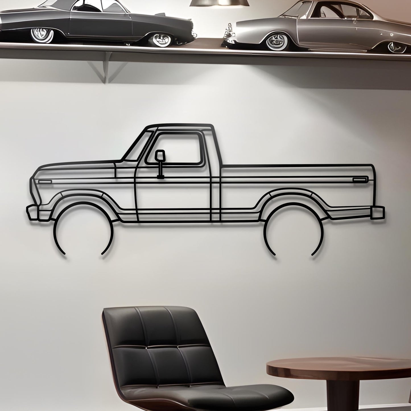 1978 Ford F-100 Metal Silhouette