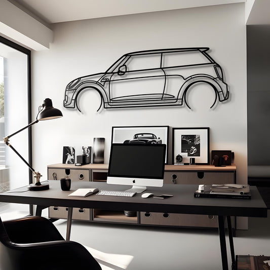 2019 Mini Cooper John Cooper Works Metal Silhouette