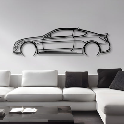 2015 Hyundai Genesis Coupe Metal Silhouette