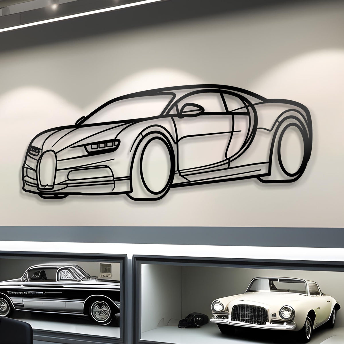 2022 Chiron Diagonal Metal Silhouette Steel Wall Art — Custom Laser Cut Silhouettes by Steelshape