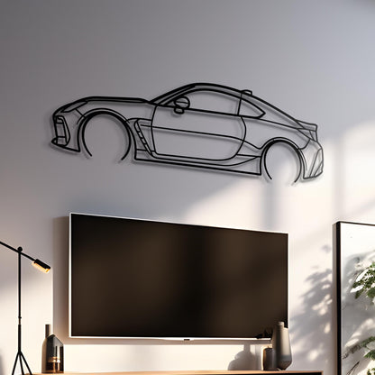 2022 Subaru BRZ Metal Silhouette