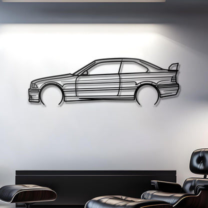 1996 BMW E36 M3 GTS Metal Silhouette