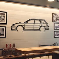 2007 WRX Wagon Metal Silhouette