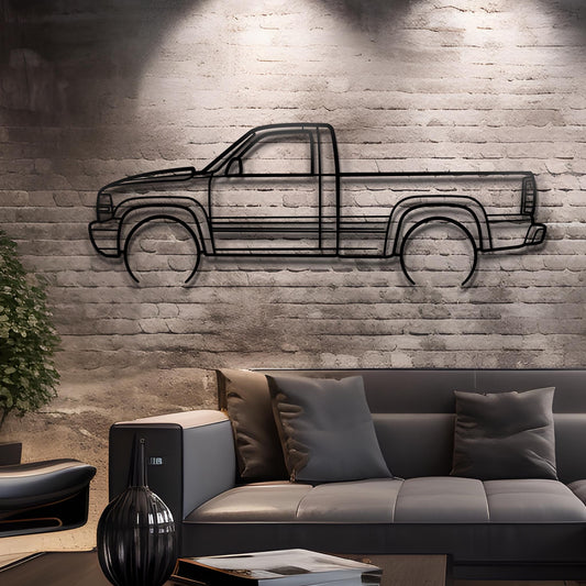 2021 Chevrolet Silverado 2000 Metal Silhouette