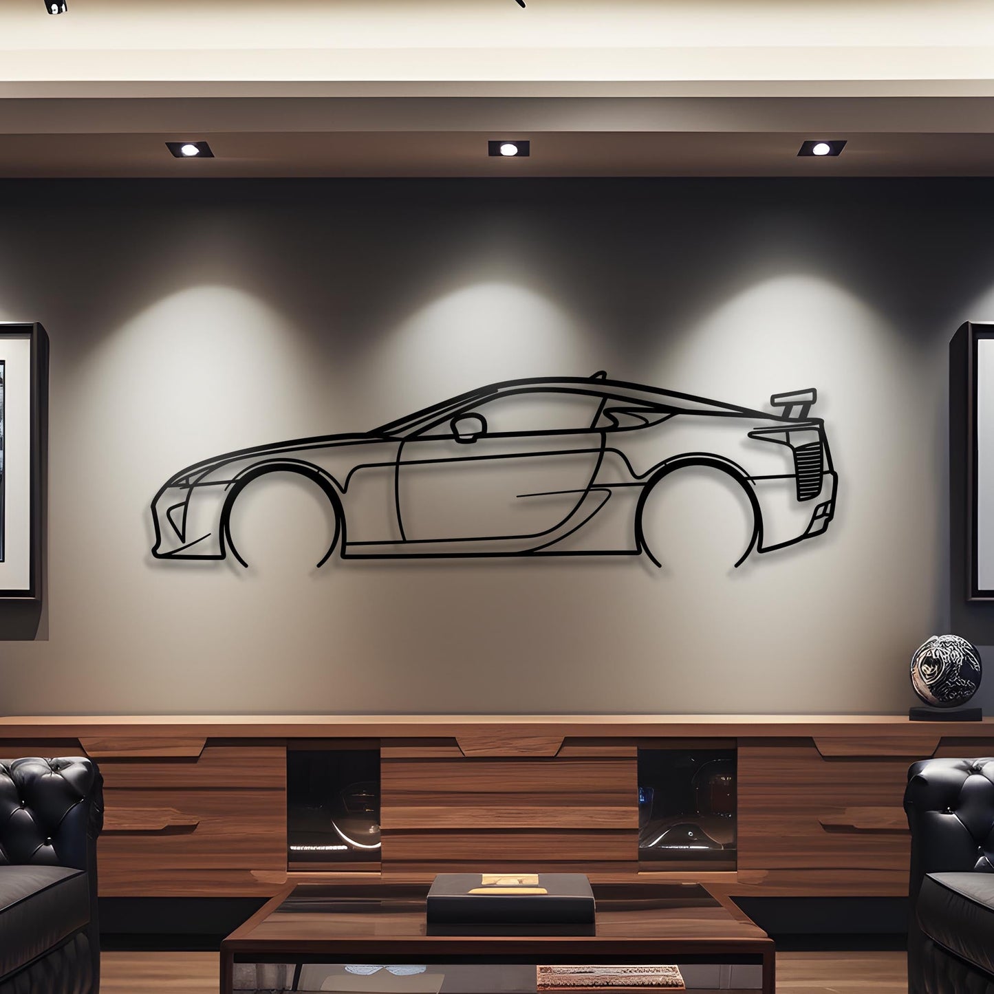 2012 Lexus LFA Metal Silhouette