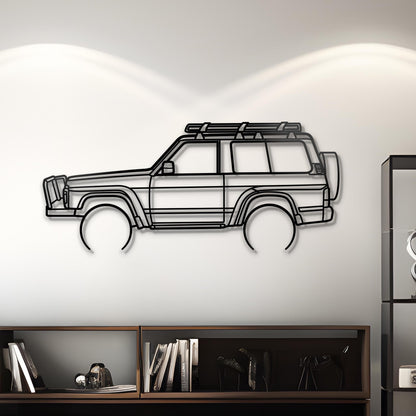 1991 Nissan Patrol GQ Patrol Metal Silhouette