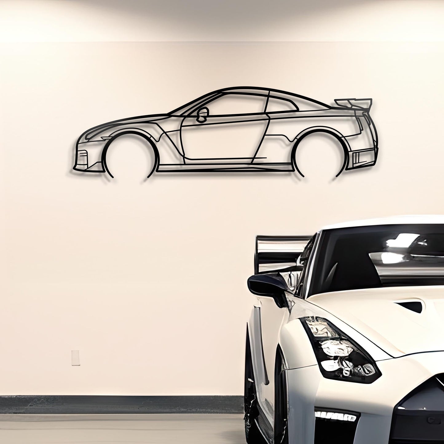 2019 Nissan GTR R35 Metal Silhouette