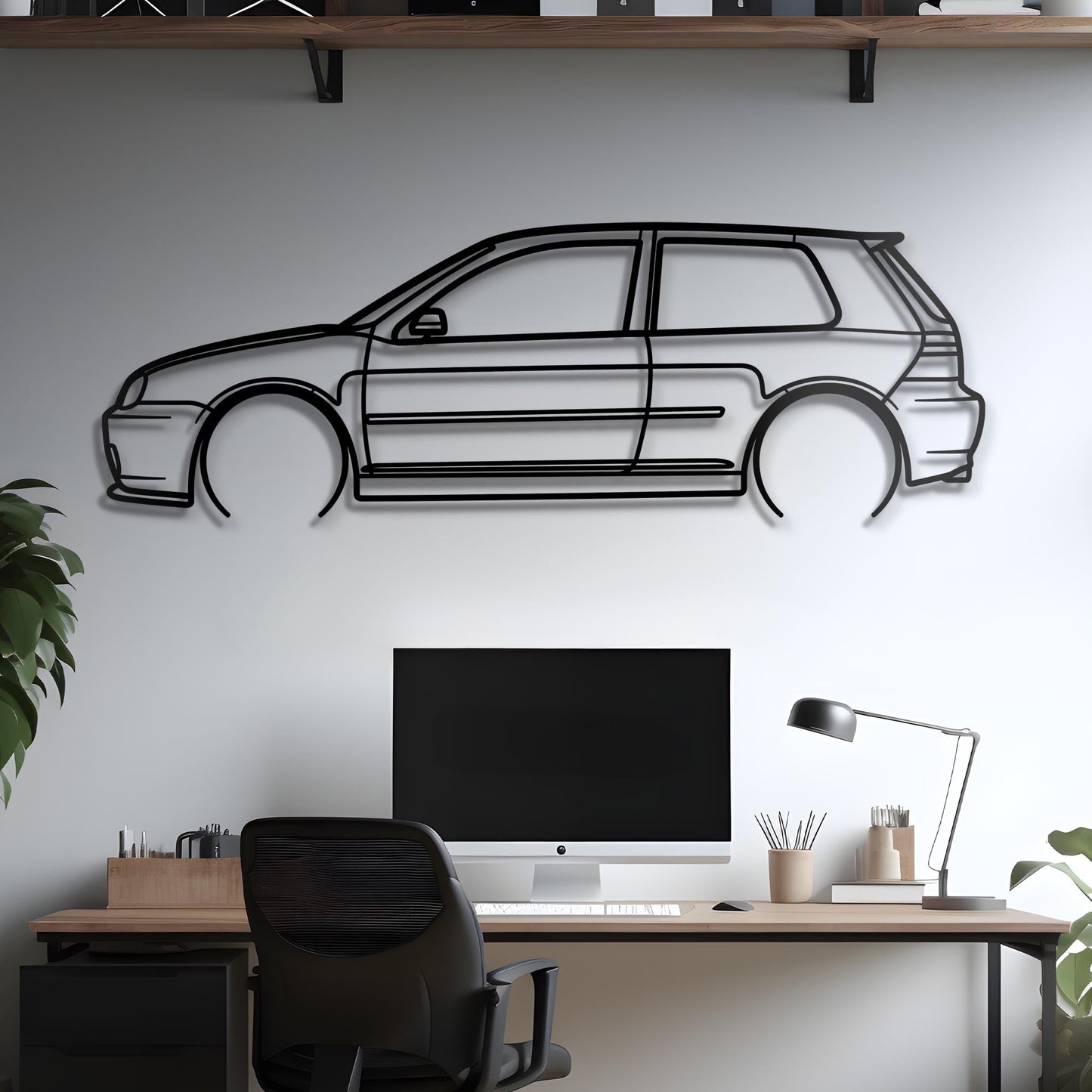 2003 Volkswagen Golf 4 GTI Metal Silhouette