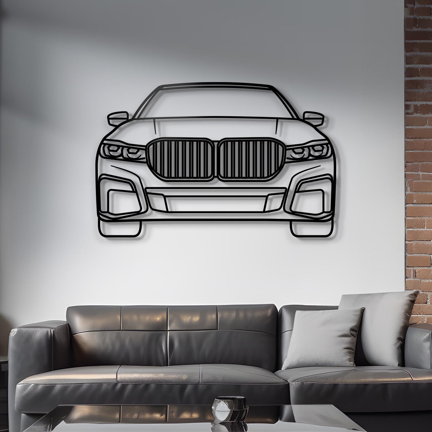 2021 BMW 730 M Kit Front Metal Silhouette