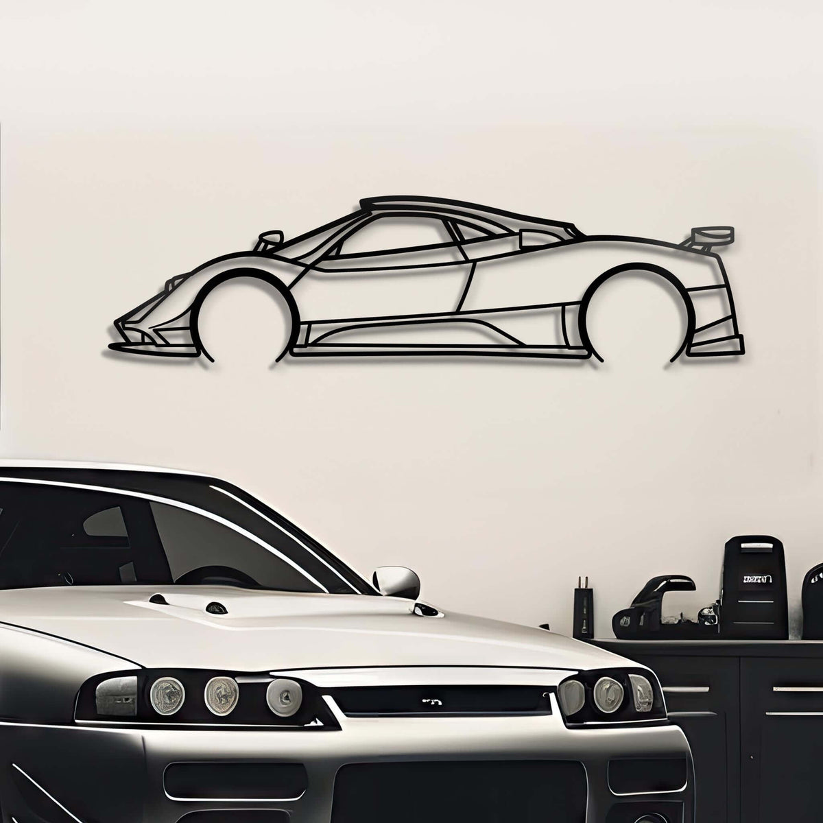 2009 Cinque Metal Silhouette Steel Wall Art — Custom Laser Cut Silhouettes by Steelshape