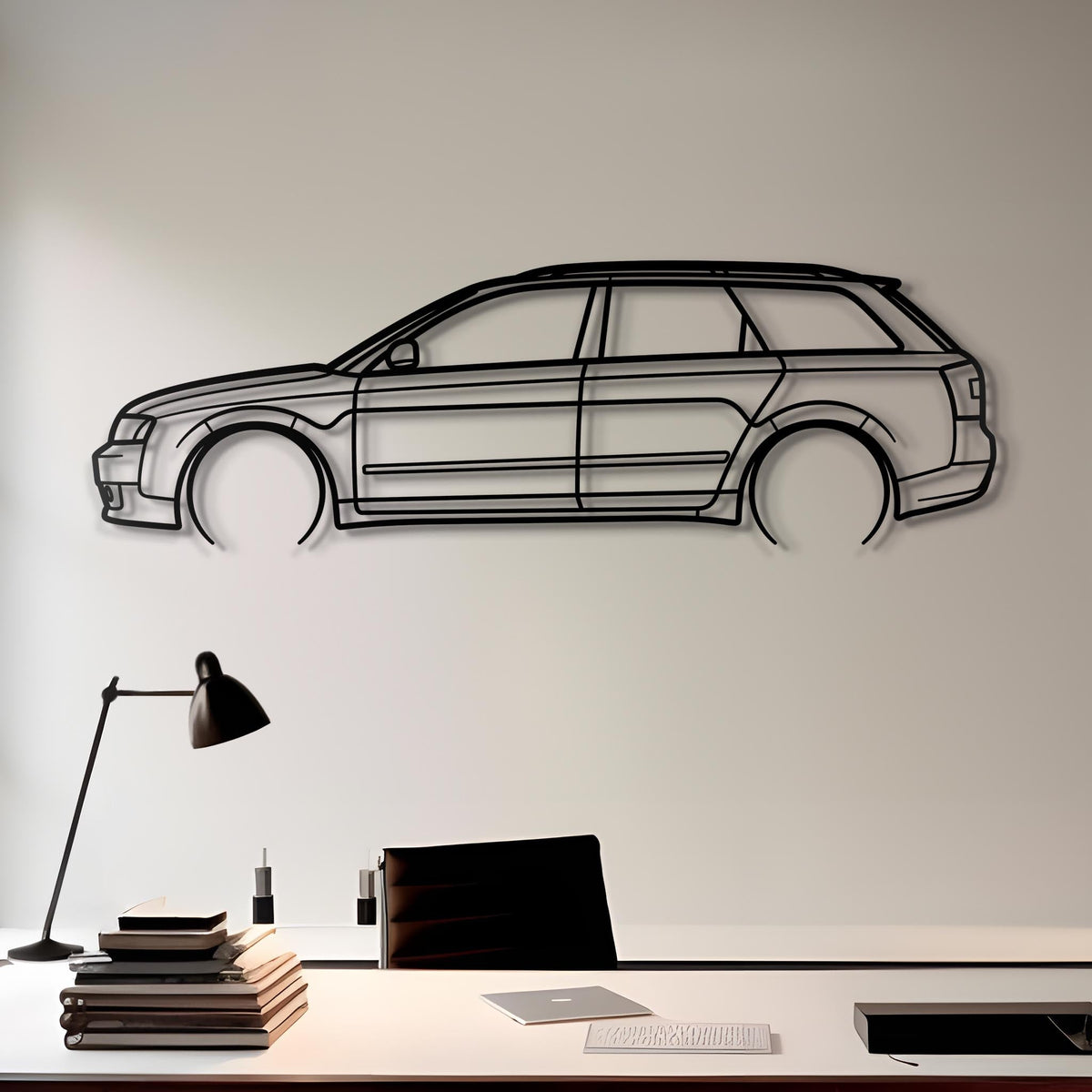 2004 A4 Avant Metal Silhouette Steel Wall Art — Custom Laser Cut Silhouettes by Steelshape
