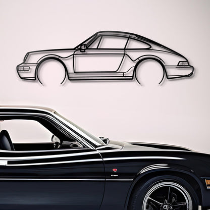 1994 Porsche 911 (964) Carrera 2 S Metal Silhouette