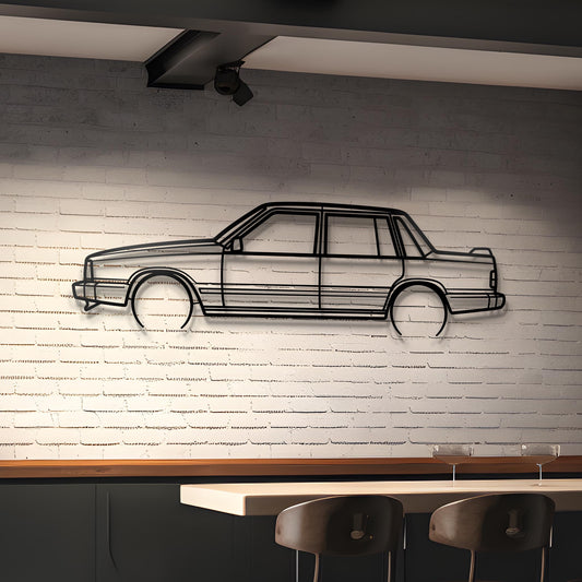 1988 Volvo 744 Metal Silhouette