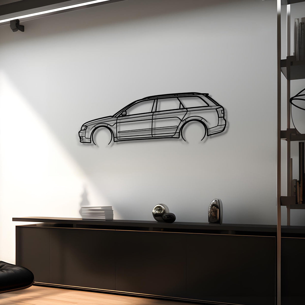2004 A4 Avant Metal Silhouette Steel Wall Art — Custom Laser Cut Silhouettes by Steelshape