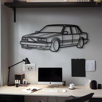 1988 744 Diagonal Metal Silhouette