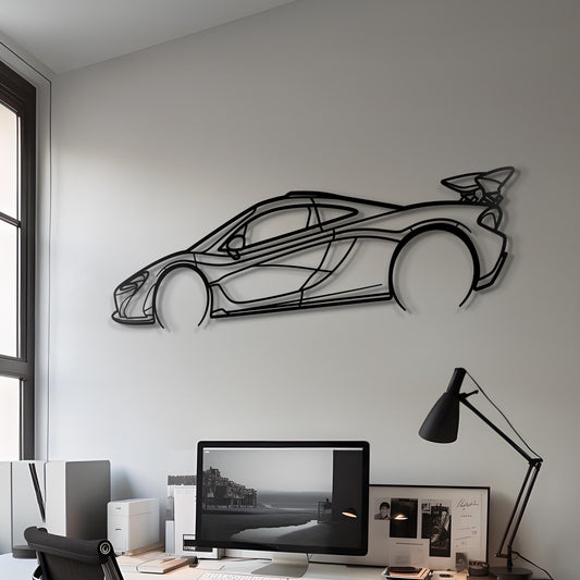 2015 McLaren P1 Metal Silhouette