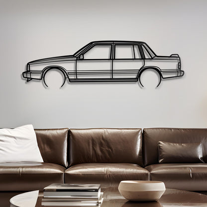 1988 Volvo 744 Metal Silhouette