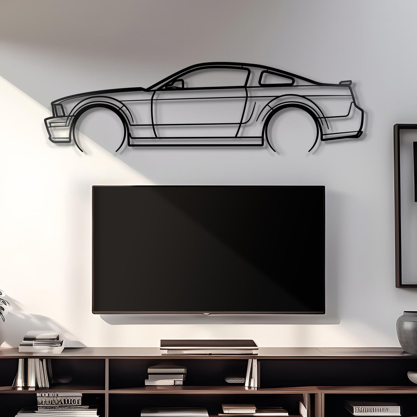 2005 Ford Mustang GT Metal Silhouette