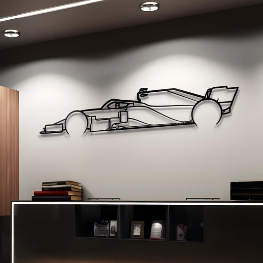 2021 RB16B F1 Car Metal Silhouette