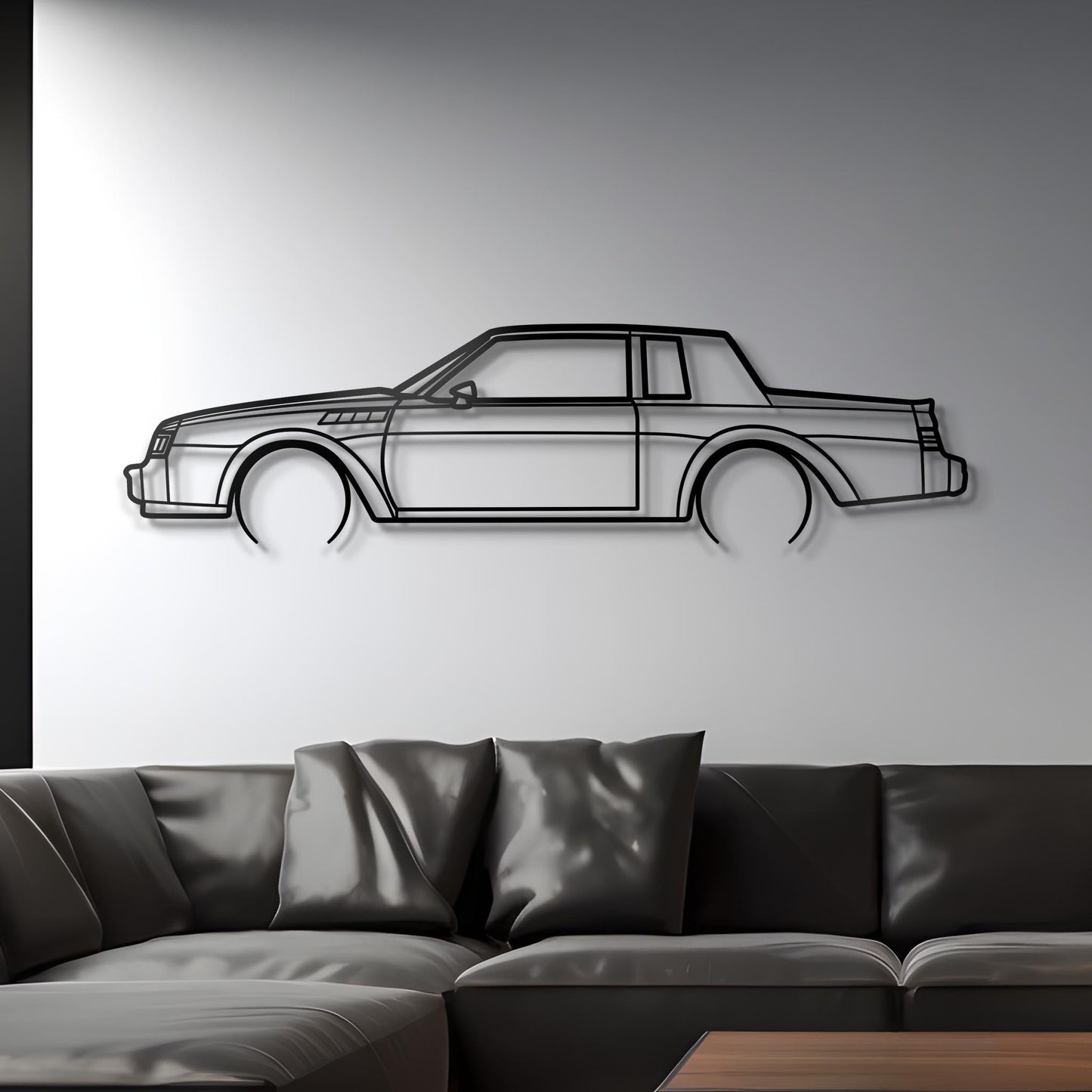 1987 Buick Grand National Metal Silhouette