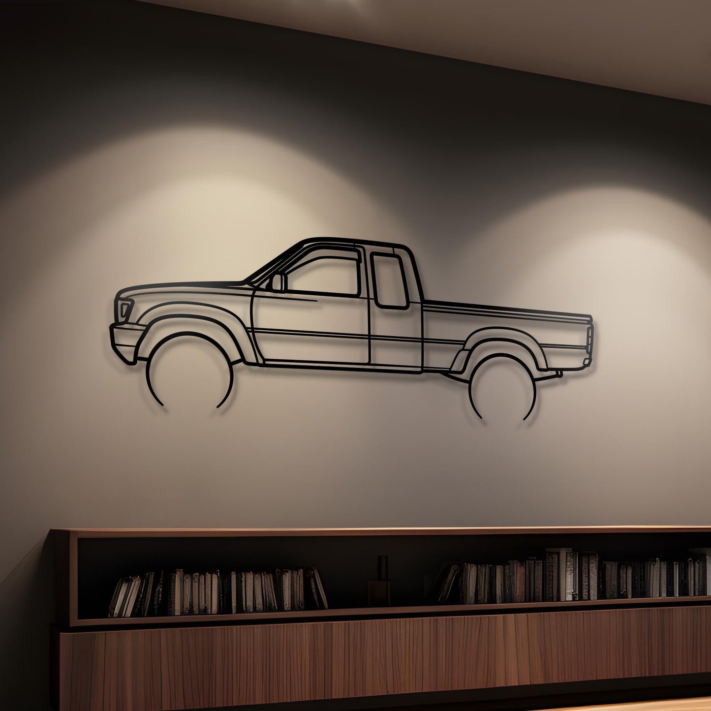 1991 Toyota Pickup Hillux Metal Silhouette