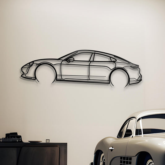 2023 Porsche Taycan Metal Silhouette