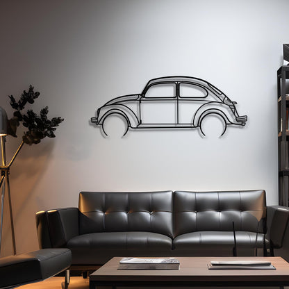 1967 Volkswagen Beetle Metal Silhouette