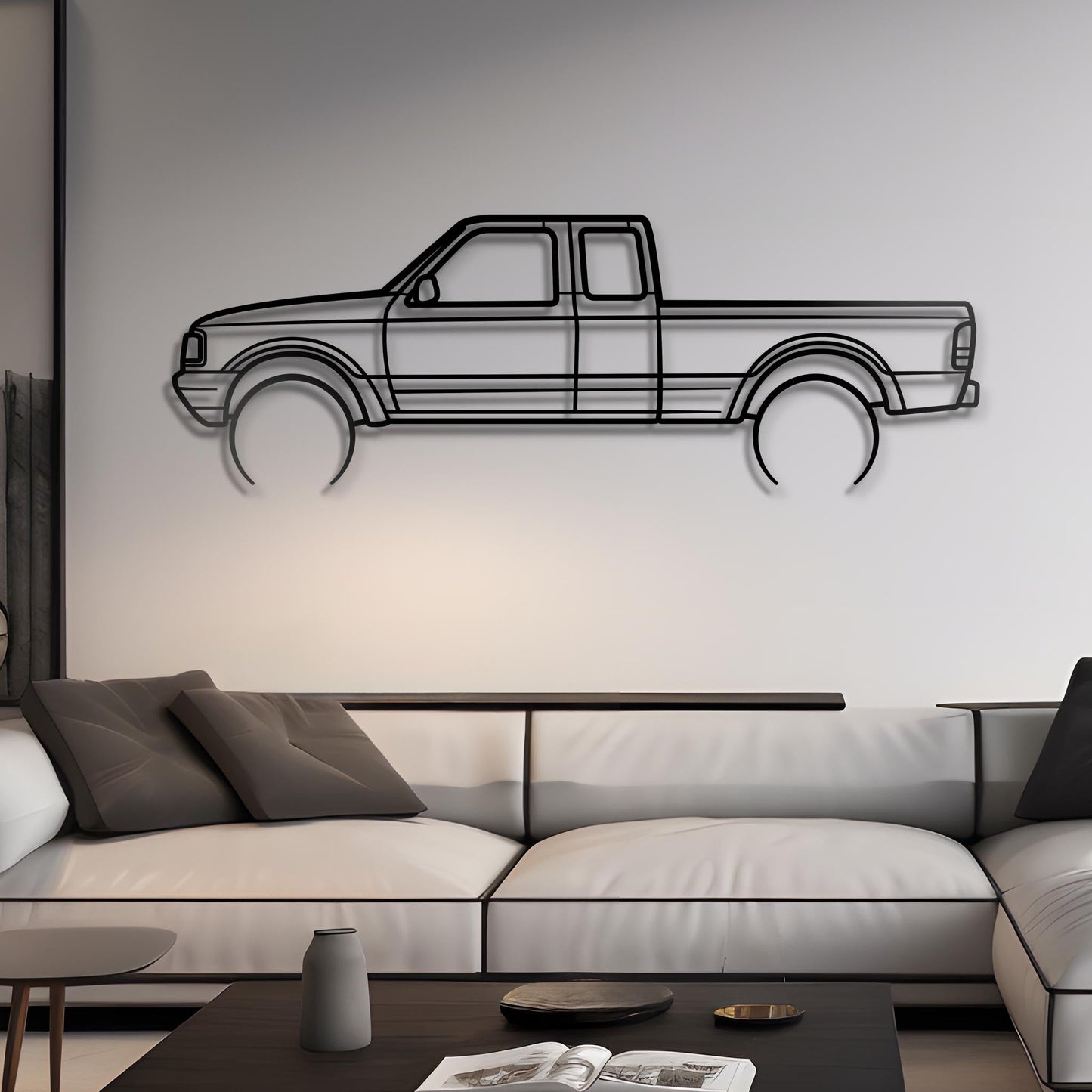 1994 Ford Ranger Metal Silhouette