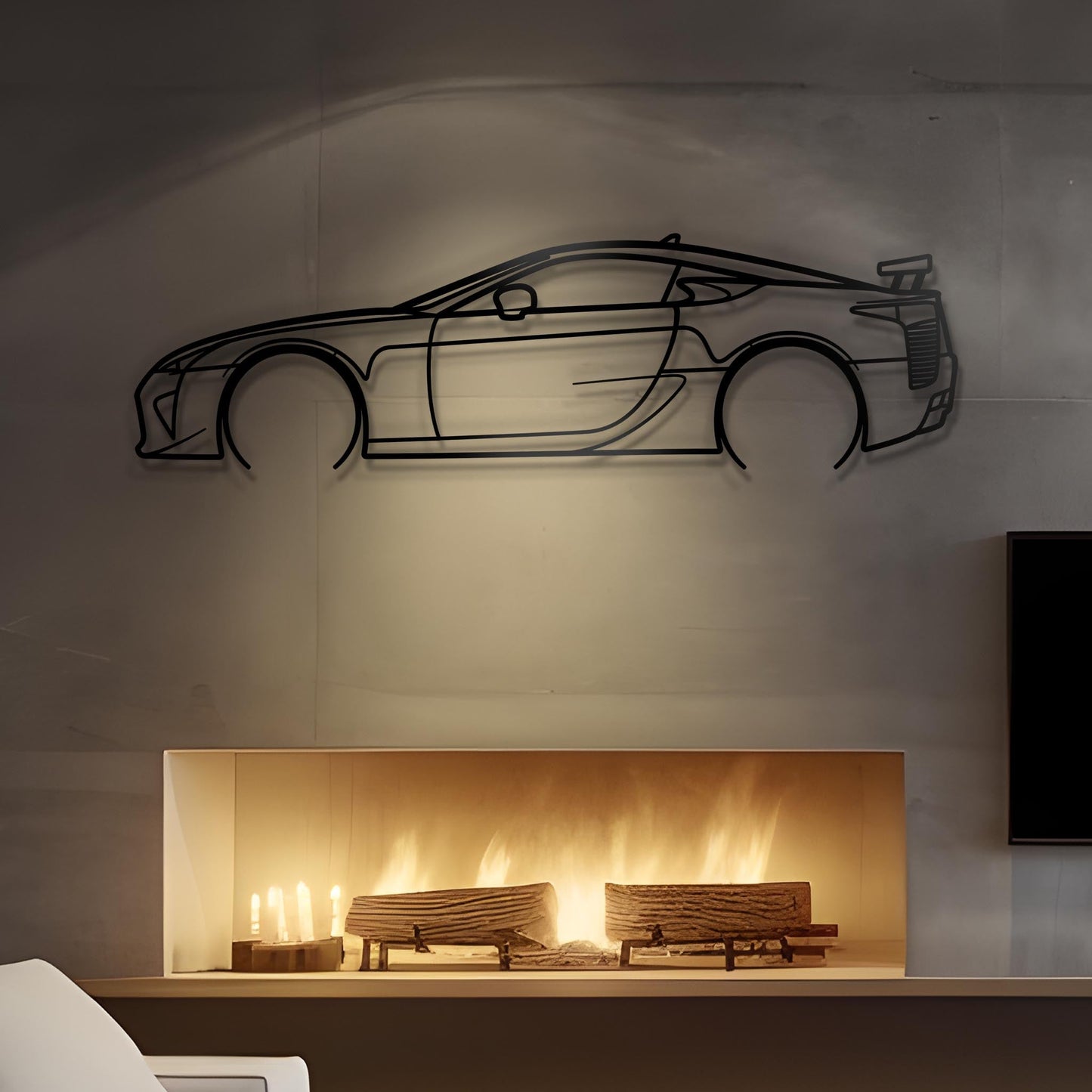 2012 Lexus LFA Metal Silhouette