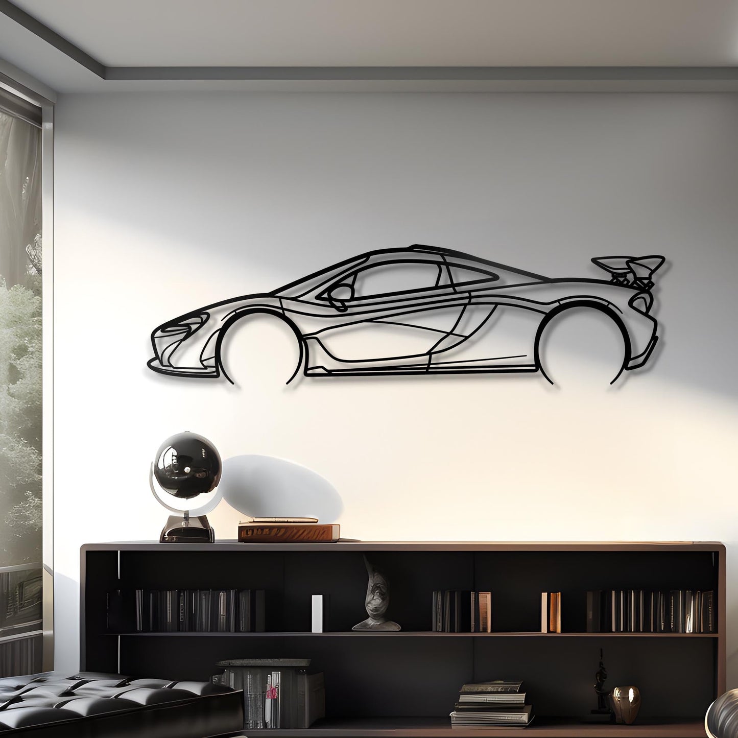 2015 McLaren P1 Metal Silhouette