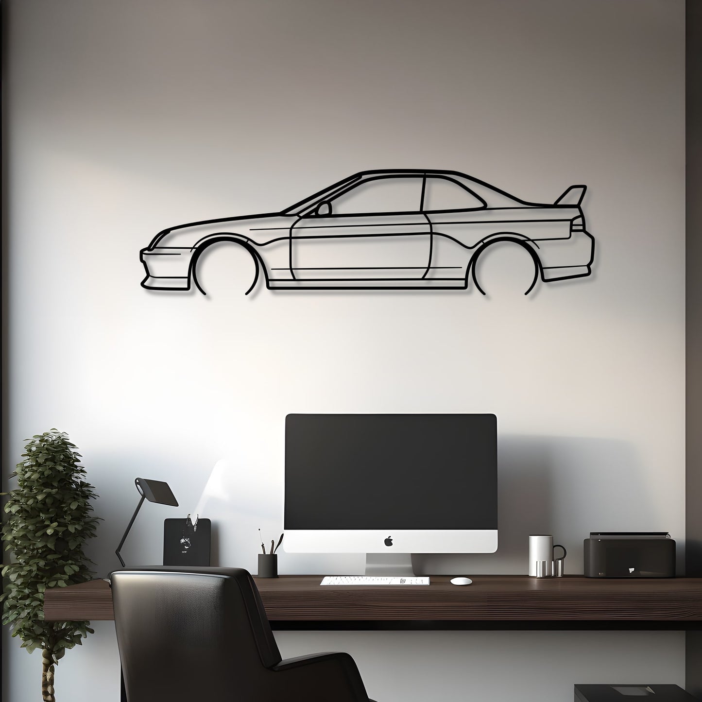 2001 Honda Prelude Metal Silhouette