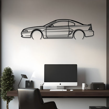 2004 Ford Mustang SN95 Metal Silhouette