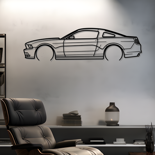 2013 Ford Mustang Metal Silhouette