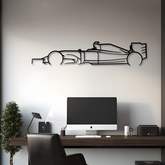 2024 F1 Car Metal Silhouette