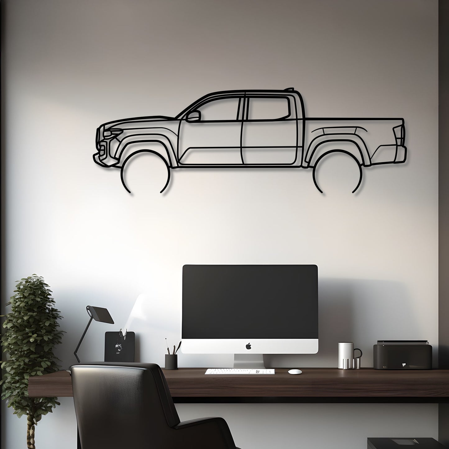 2023 Toyota Tacoma Metal Silhouette