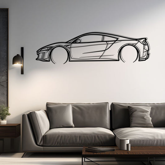 2019 Acura NSX Metal Silhouette