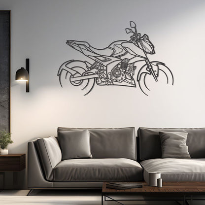2025 Bajaj Pulsar Series Metal Silhouette