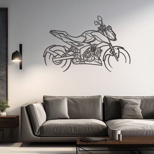 2025 Bajaj Pulsar Series Metal Silhouette