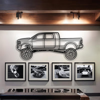 2023 3500 Dually Metal Silhouette