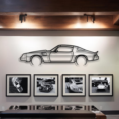 1980  Camaro Metal Silhouette