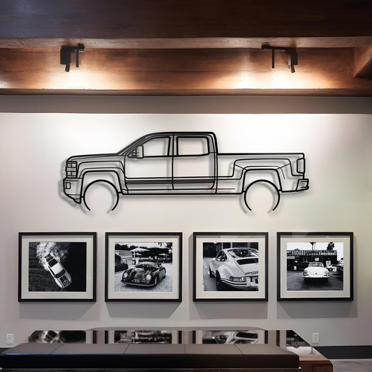 2015 GMC Sierra 2500 HD Duramax Metal Silhouette