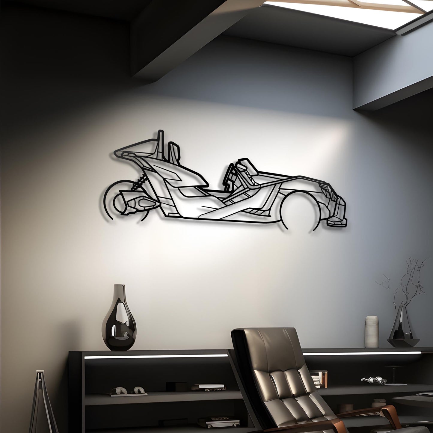 2015 Polaris Slingshot Metal Silhouette