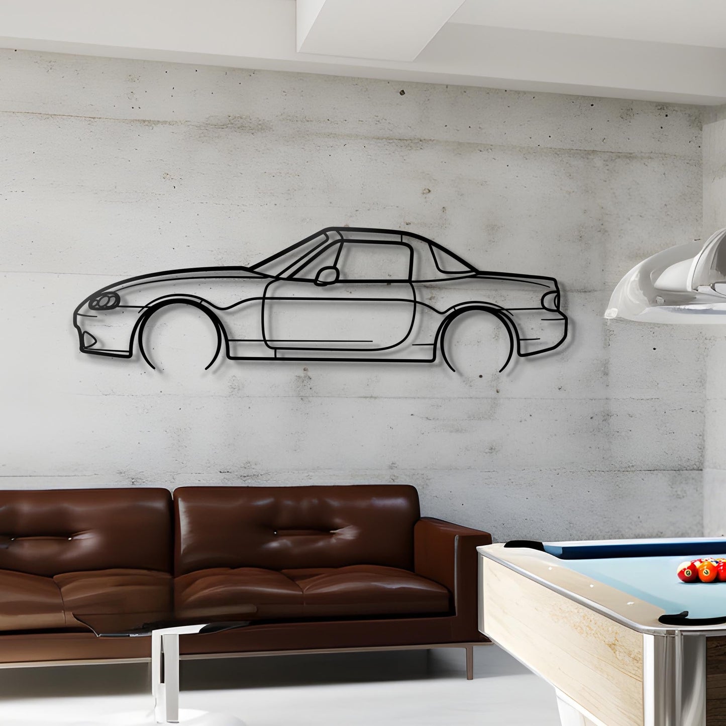 2005 Mazda Miata MX-5 Metal Silhouette