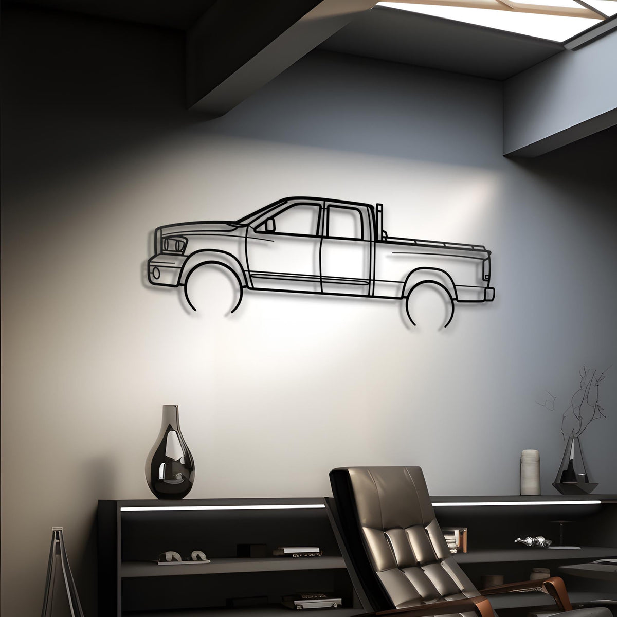 2006 2500 Metal Silhouette Steel Wall Art — Custom Laser Cut Silhouettes by Steelshape