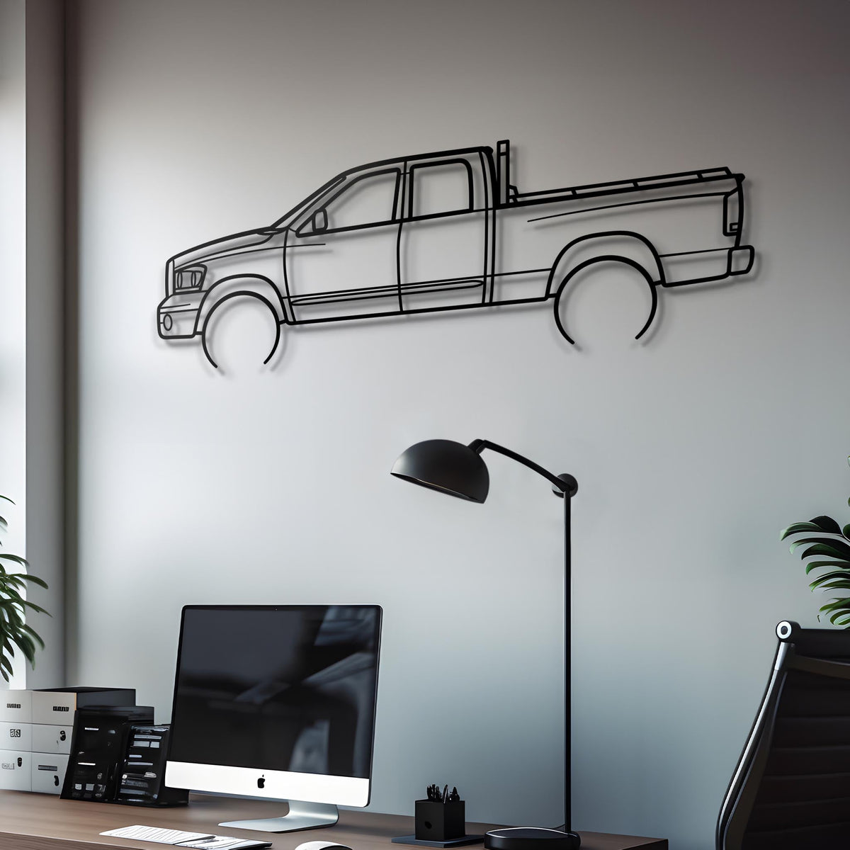 2006 2500 Metal Silhouette Steel Wall Art — Custom Laser Cut Silhouettes by Steelshape