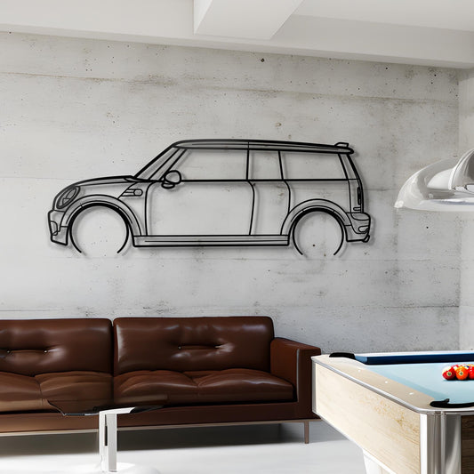 2008 Mini Cooper Clubman Metal Silhouette