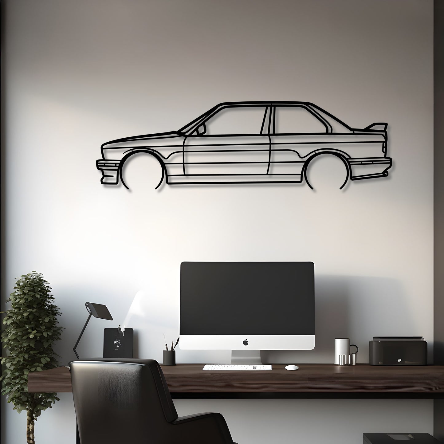 1991 BMW E30 M3 Metal Silhouette