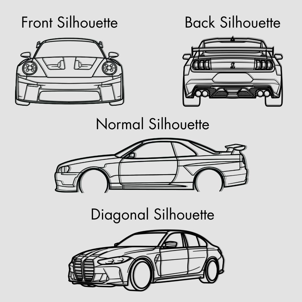 Your Custom Metal Car Silhouette